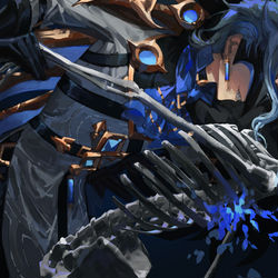 This is a pixiv picture whose title is dance with death.
