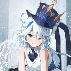 This is a pixiv picture whose title is １２日目、フリーナ（白）.