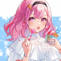 This is a pixiv picture whose title is ストロベリー派.