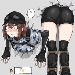 This is a pixiv picture whose title is サバゲーちゃん…？.