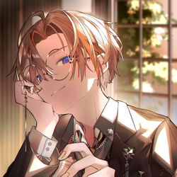 This is a pixiv picture whose title is 会長.