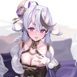 This is a pixiv picture whose title is 竜胆尊.