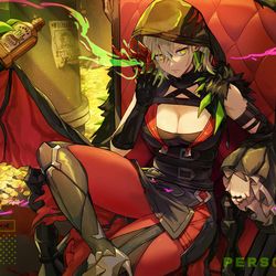 This is a pixiv picture whose title is 黒魔女ディアベルスター.