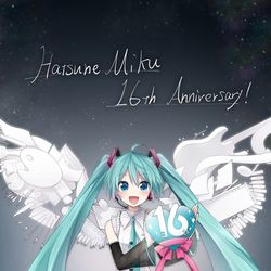This is a pixiv picture whose title is 16th Anniversary!.