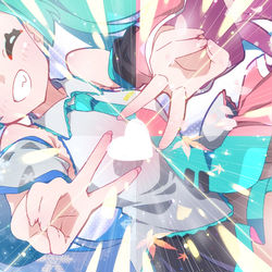 This is a pixiv picture whose title is 君の心に 愛を込めて！！！💖.