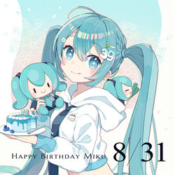 This is a pixiv picture whose title is miku16th.