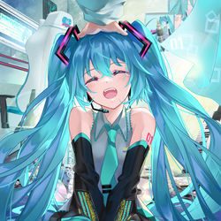 This is a pixiv picture whose title is 『　大きくなったね　』-16歳のミクさんへ-.