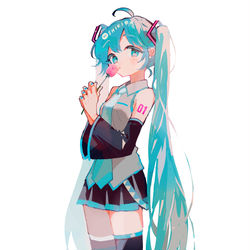 This is a pixiv picture whose title is ミクちゃん16歳おめでとう！.