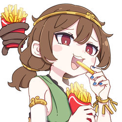 This is a pixiv picture whose title is フライドポテト.
