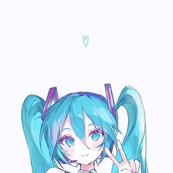 This is a pixiv picture whose title is ミク.