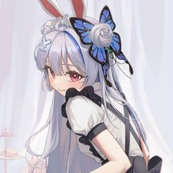 This is a pixiv picture whose title is 🐰.