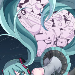 This is a pixiv picture whose title is ♥ツインハート♥(リメイク).