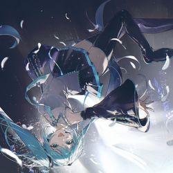 This is a pixiv picture whose title is 1/6 -out of the gravity-.