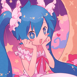 This is a pixiv picture whose title is 祝million★.