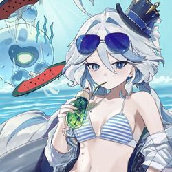 This is a pixiv picture whose title is 🏖.