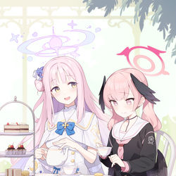 This is a pixiv picture whose title is ミカ様とコハルちゃん.
