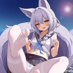 This is a pixiv picture whose title is 校服普罗旺斯.