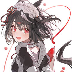 This is a pixiv picture whose title is メイドキタちゃん.