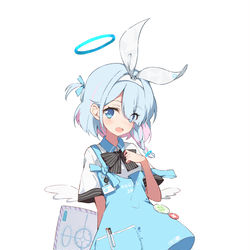 This is a pixiv picture whose title is アロナ営業中.