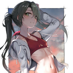 This is a pixiv picture whose title is 残暑.