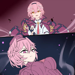 This is a pixiv picture whose title is 秘密結社holox　VS　秘密結社シャドルー　※おまけ告知です.