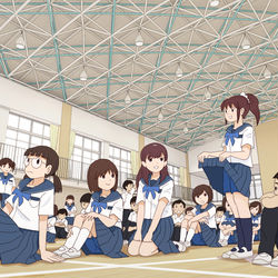 This is a pixiv picture whose title is 始業式～改.