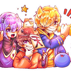 This is a pixiv picture whose title is 魔主役練習イラスト.