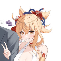 This is a pixiv picture whose title is 宵宮.
