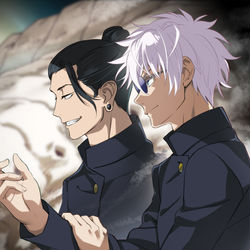 This is a pixiv picture whose title is 特級呪術師.