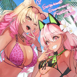 This is a pixiv picture whose title is ウェーイ！！.