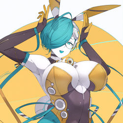 This is a pixiv picture whose title is bunny.