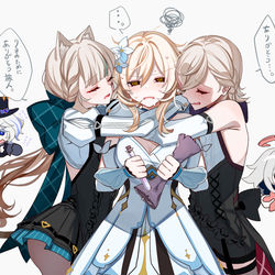 This is a pixiv picture whose title is 「助けてくれてありがとう...」.