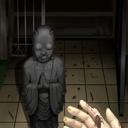 This is a pixiv picture whose title is 触らぬ神に祟りなし.