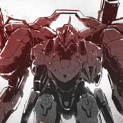 This is a pixiv picture whose title is アーマードコア6.