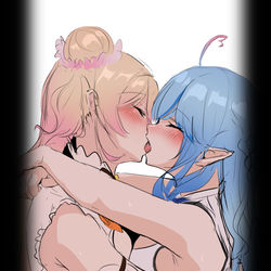 This is a pixiv picture whose title is 【らくがき】ねねラミ.