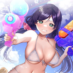 This is a pixiv picture whose title is 隙ありっ！.