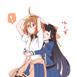 This is a pixiv picture whose title is 川村楪様と月岡椛様らくがき36.