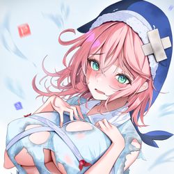This is a pixiv picture whose title is skeb絵.