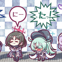 This is a pixiv picture whose title is ゆるふわスクワッド💀🌹.