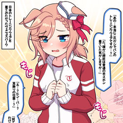 This is a pixiv picture whose title is 日本のトレーニングウェアが着てみたかったヴェニュスパーク.