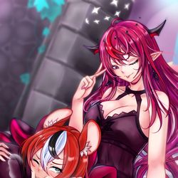 This is a pixiv picture whose title is It's ThighRyS!.