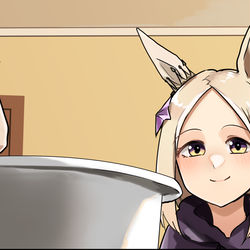 This is a pixiv picture whose title is トプロとトレーナーの卵割り.