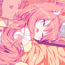 This is a pixiv picture whose title is 猫宮ひなた1周年.