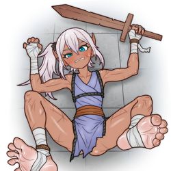 This is a pixiv picture whose title is Elf lost in practice.