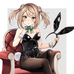 This is a pixiv picture whose title is バニーガール満潮ちゃん.
