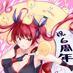This is a pixiv picture whose title is アズレン6周年おめでとうホノルル饅頭.