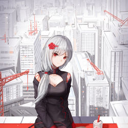 This is a pixiv picture whose title is departure.