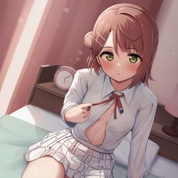 This is a pixiv picture whose title is 歩夢.