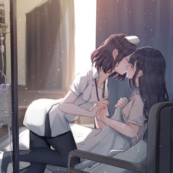 This is a pixiv picture whose title is ...明日の手術頑張ってね.