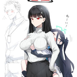 This is a pixiv picture whose title is ブルアカらくがきまとめ.